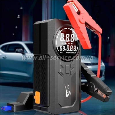    Aspiring Jump 2 8000mAh Power bank 3-in-1 with inflator, compressor (JM8000PI)