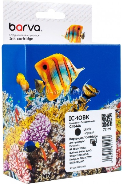 �������� Barva HP �10/ C4844A Black (IC-10BK)