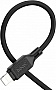 ���� ������ USB-C to Lightning 1.0m Cool silicone PD 20W X90 black HOCO (6931474788382)