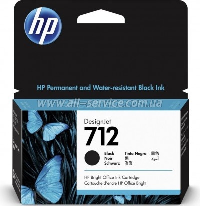 Картридж HP №712 DesignJet Т230/ Т630 Black (3ED70A) Картридж HP №712 DesignJet Т230/ Т630 Black (3ED70A)