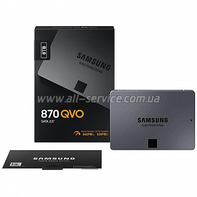 SSD  Samsung 870 QVO 8 TB (MZ-77Q8T0BW)