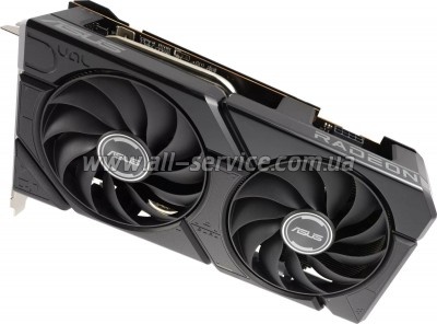  ASUS Radeon RX 7600 8Gb DUAL OC EVO (DUAL-RX7600-O8G-EVO)