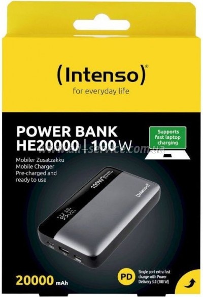   Intenso HE20000 20000mAh PD/3.0/100W (7350050)