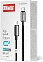 ���� ������ USB-C to USB-C 1.0m 5A 100W zinc alloy braided black ColorWay (CW-CBPDCC098-BK)