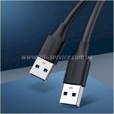 ���� ������ USB 2.0 AM/AM 0.5m US102 black Ugreen (10308)