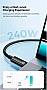 ���� ������ USB-C to USB-C 3.0m 240W black Baseus (CAWJ040201)