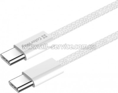 ���� ������ ColorWay USB-C to USB-C 2.0m PD 60W grey (CW-CBPDCC068-GR)