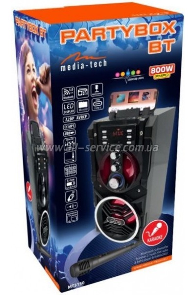   Media-Tech Boombox BT 18W Black (MT3150)