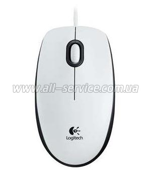  Logitech Mouse M100 White USB (910-001605)