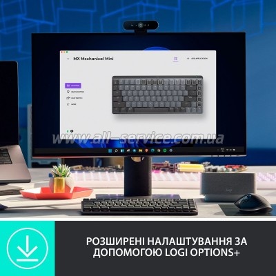 Logitech MX Mechanical Mini Illuminated UA Graphite (920-010782)
