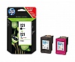  HP 121 Black/ Tri-color Combo Pack (CN637HE)