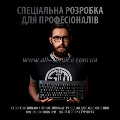  Logitech G PRO Mechanical Gaming USB UA Black (920-009392)