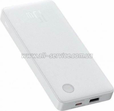 ������� ������������� Baseus Airpow Lite 10000mAh 15W White (P10067500213-00)