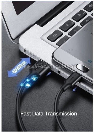 ���� ������ USB 2.0 AM to Micro 5P 1.5m US289 Black Ugreen (60137)