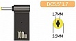 ������� PD 100W USB Type-C Female to DC Male Jack 5.5x1.7 mm ACER, PACKARD BELL ST-Lab (PD100W-5.5x1.7mm)