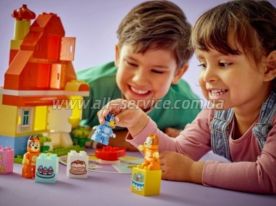 ����������� LEGO DUPLO Bluey �������� ��� ���� � ����� �� ����������� (10459)