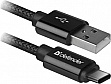 ���� ������ USB 2.0 AM to USB-C 1.0m PRO Black Defender (87814)