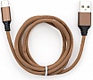 ���� ������ USB 2.0 AM to Type-C nylon 1m brown Vinga (VCPDCTCNB21BR)