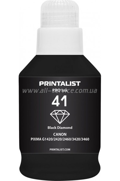  PRINTALIST GI-41 Canon Pixma G2420/ G3420 190 Black Pigmented (PL41BP)