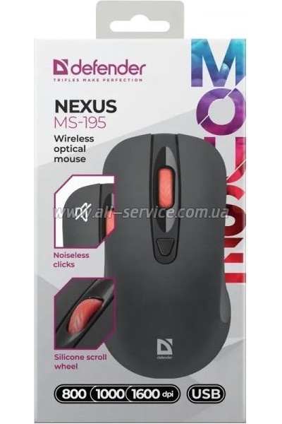 ����� Defender Nexus MS195 Black (52195)