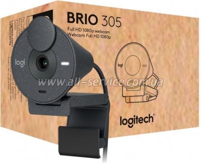- Logitech Brio 305 FHD for Business Graphite (960-001469)