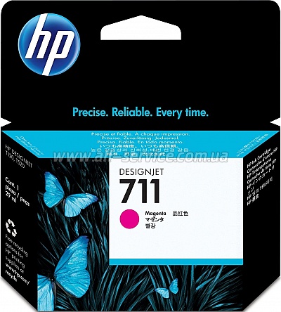  HP 711 DesignJet 120/ 520 Magenta 3-Pack (CZ135A)