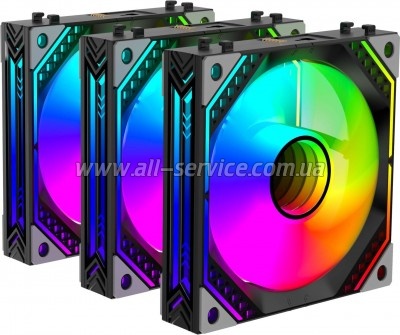 Кулер для корпуса 2E Magic Mirror ACF120MB-ARGB, 3x120мм (2E-ACF120MB-ARGB) Кулер для корпуса 2E Magic Mirror ACF120MB-ARGB, 3x120мм (2E-ACF120MB-ARGB)