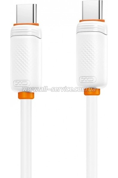 ���� ������ USB-C to USB-C 1.0m 27W white XO (XO-CB-300CC-WH)