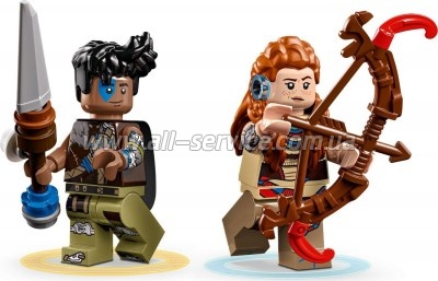 ����������� LEGO Horizon Aloy � Varl ������ Shell-Walker � Sawtooth (77037)