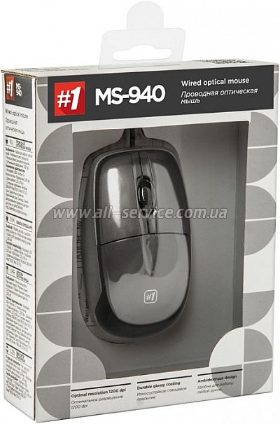 ���� DEFENDER MS-940 USB silver (52942)