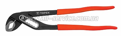 Клещи трубные TOPEX 250 мм, 0-35 мм (34D512) Клещи трубные TOPEX 250 мм, 0-35 мм (34D512)