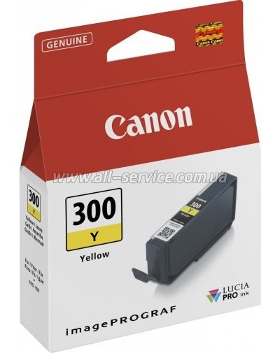 �������� Canon PFI-300 Canon imagePROGRAF PRO-300 Yellow (4196C001)