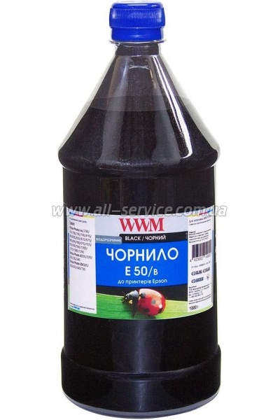 Чернила WWM для Epson Stylus Photo R200 /R340 /RX620 1000г Black Водорастворимые (E50/B-4) Чернила WWM для Epson Stylus Photo R200 /R340 /RX620 1000г Black Водорастворимые (E50/B-4)