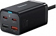 �������� ������� Baseus 2xUSB-C 65W + 2xUSB GaN + cable USB-C to USB-C 100W 1.0m black (CCGP040101)