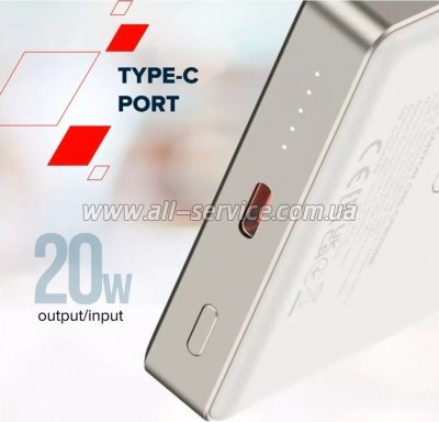   Canyon 10000mAh OnPower 510 slim Magsafe PD/20W Beige (CNS-CPB510BE)