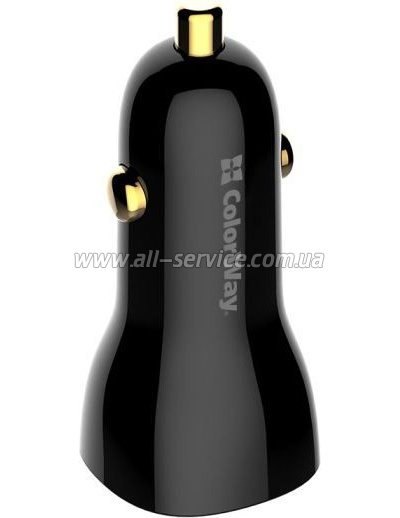   ColorWay PowerDelivery PPS USB USB-A + USB-C Black (CW-CHA046PD-BK)