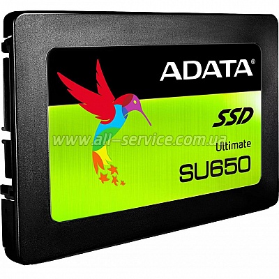 SSD  ADATA SU650 120GB 2.5" SATA 3D TLC (ASU650SS-120GT-C)