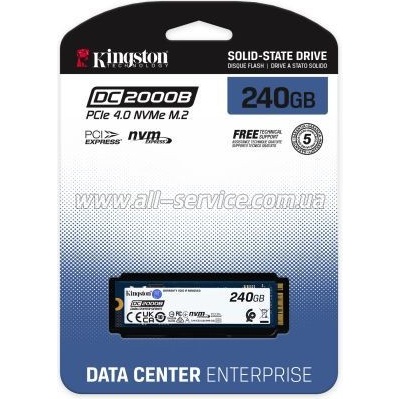  SSD M.2 2280 240GB Kingston (SEDC2000BM8/240G)