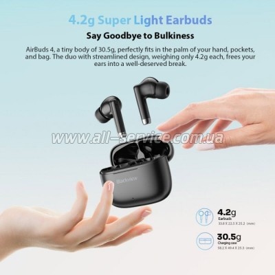  Blackview AirBuds 4 White (6931548312666)