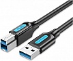 ������ ��� �������� USB 3.0 AM/BM 1.5m black Vention (COOBG)
