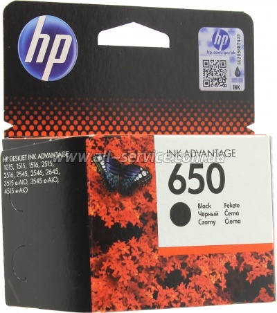 �������� HP �650 DJ2515/ 3515 Black (CZ101AE)