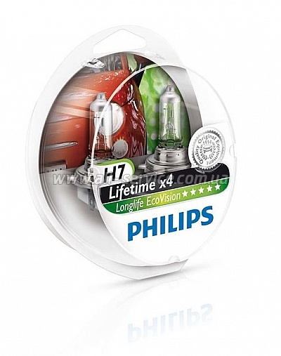    Philips H7 LongLife EcoVision (12972LLECOS2)