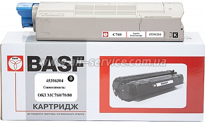 BASF OKI MC760/ MC770/ MC780  45396304 Black (BASF-KT-45396304)