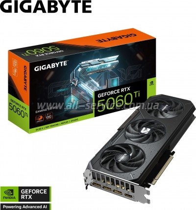  GIGABYTE GeForce RTX5060Ti 8Gb GAMING OC (GV-N506TGAMING OC-8GD)