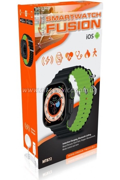 - Media-Tech Smartwath FUSION Black-Green (MT872)