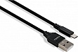 ���� ������ USB 2.0 AM to Micro 5P nylon 1m black Vinga (VCPDCMBN21BK)