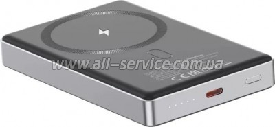   Canyon 10000mAh OnPower 510 slim Magsafe PD/20W Dark Grey (CNS-CPB510DG)
