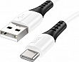 ���� ������ USB 2.0 AM to USB-C 1.0m 3A silicone X82 white HOCO (6931474768582)