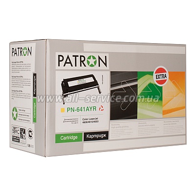 КАРТРИДЖ HP CLJ C9722A (PN-641AYR) YELLOW PATRON Extra КАРТРИДЖ HP CLJ C9722A (PN-641AYR) YELLOW PATRON Extra
