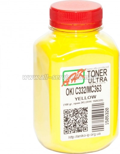   OKI C332/ MC363  100 Yellow (1505320)
